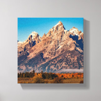Rocky mountain image on canvas print
