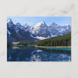 Rocky Mountain Lake Country Wedding RSVP Cards