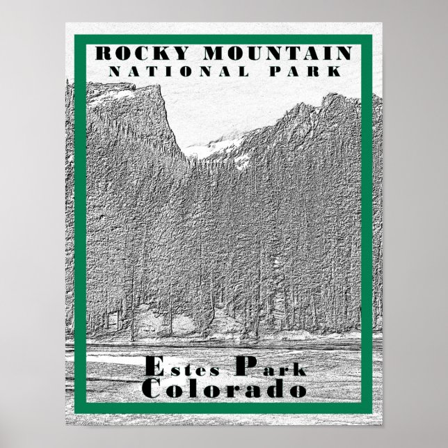 Rocky Mountain National Park - 11 x 14 Poster (Front)
