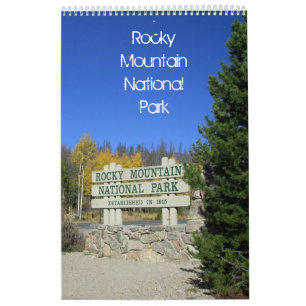 Rocky Mountain National Park 24-Month Calendar