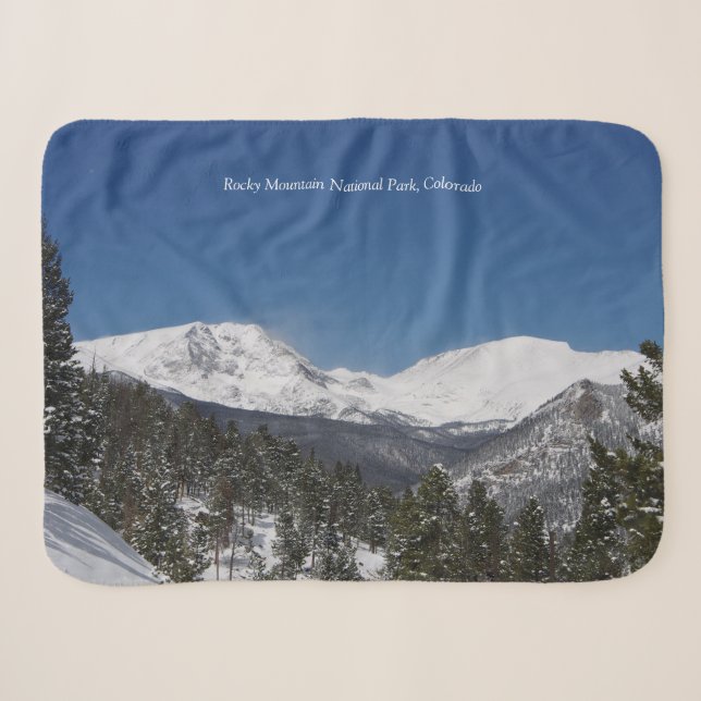 Rocky Mountain National Park 2 couverture sherpa (Devant (Horizontal))