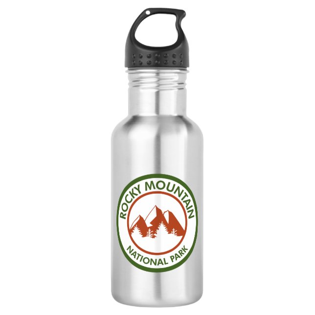 Rocky Mountain National Park 532 Ml Water Bottle (Front)