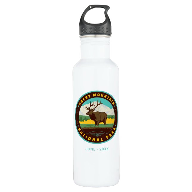 Rocky Mountain National Park 710 Ml Water Bottle (Front)