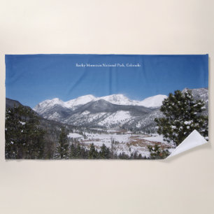 Rocky Mountain National Park beach towel