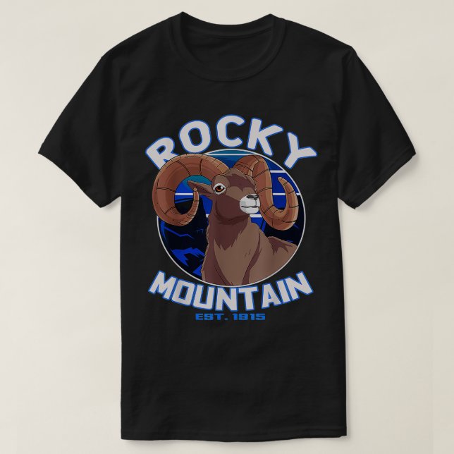 Rocky Mountain National Park Bighorn Sheep  T-Shirt (Design Front)