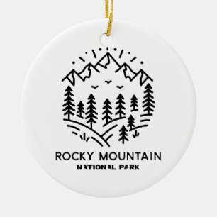 Rocky Mountain National Park  Ceramic Ornament