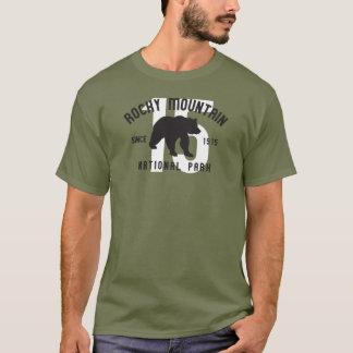 Rocky Mountain National Park Colorado Bear T-Shirt