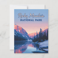 Rocky Mountain National Park Colorado Card