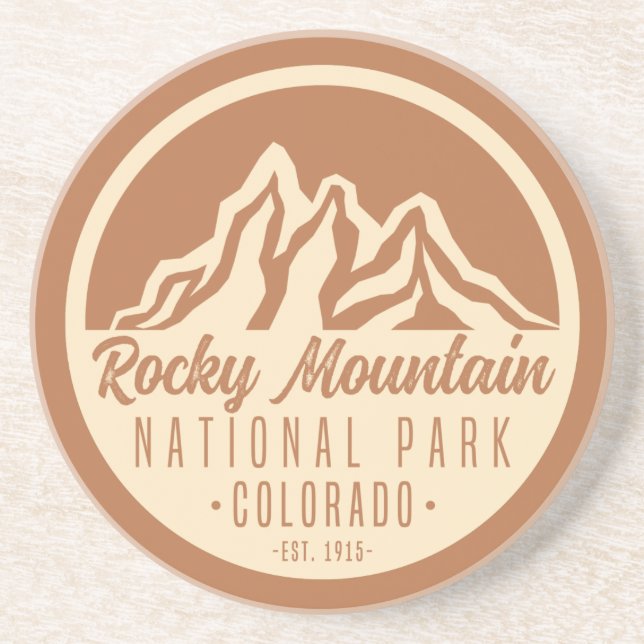 Rocky Mountain National Park Colorado Coaster (Front)