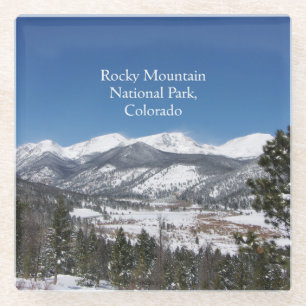 Rocky Mountain National Park,Colorado glasscoaster Glass Coaster