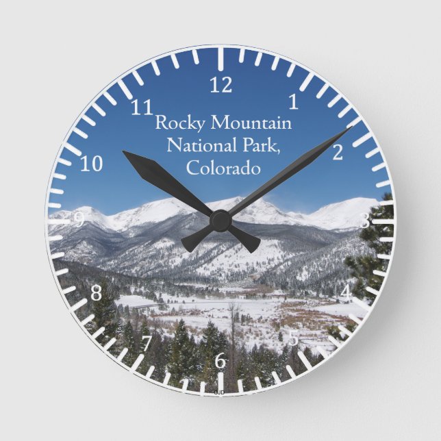 Rocky Mountain National Park, Colorado horloge (Recto)