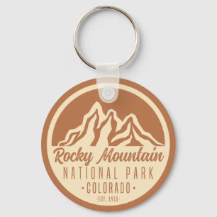 Rocky Mountain National Park Colorado Keychain