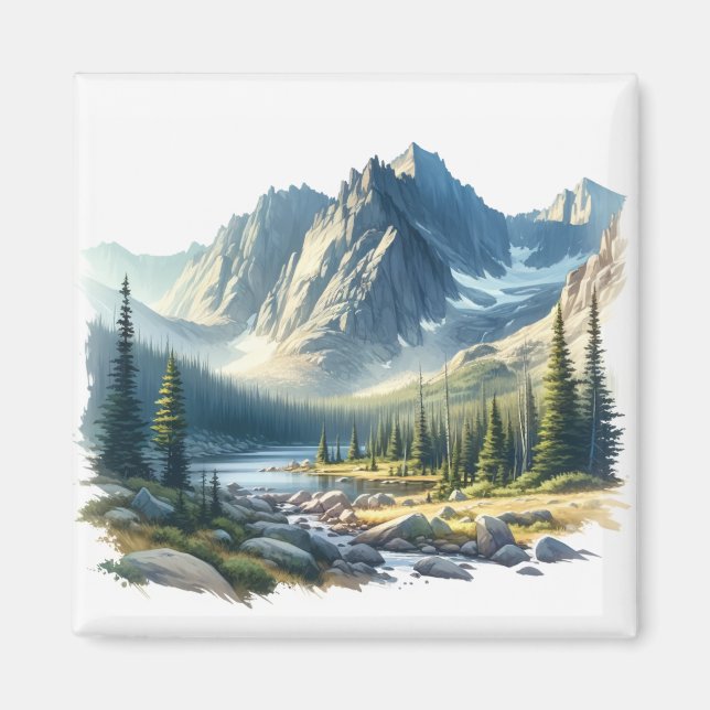 Rocky Mountain National Park Colorado Magnet (Front)