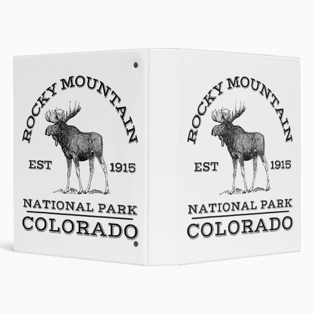 Rocky Mountain National Park Colorado Moose Hike O Binder (Background)