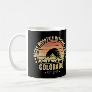 Rocky Mountain National Park Colorado Rerto Coffee Mug