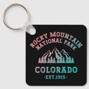 Rocky Mountain National Park Colorado USA Gradient Keychain