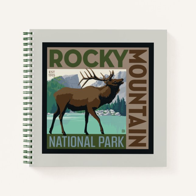 Rocky Mountain National Park | Elk Notebook (Front)