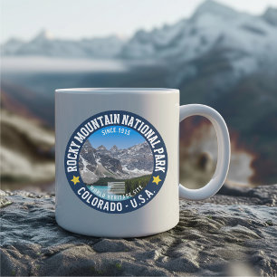 Rocky Mountain National Park Gear – Mountain View  Coffee Mug