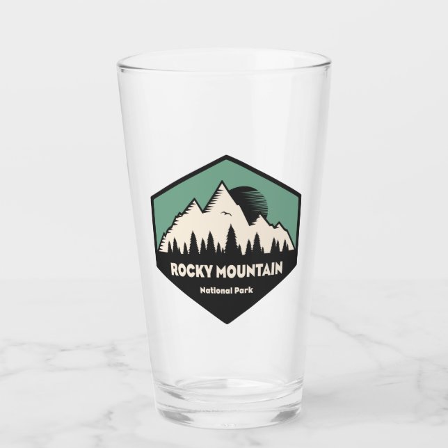 Rocky Mountain National Park Glass (Front)