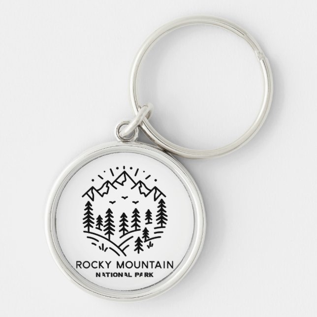 Rocky Mountain National Park  Keychain (Front)