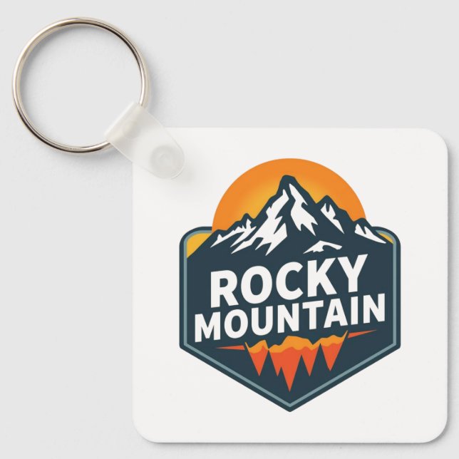 Rocky Mountain National Park Keychain (Front)