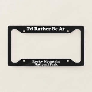 Mountains Personalized Car License Plate Monogrammed Rockies