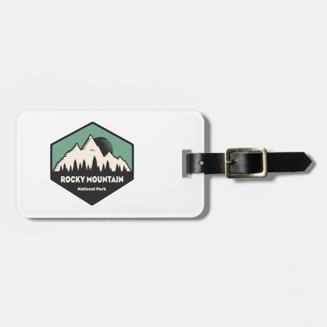 Rocky Mountain National Park Luggage Tag (Front Horizontal)