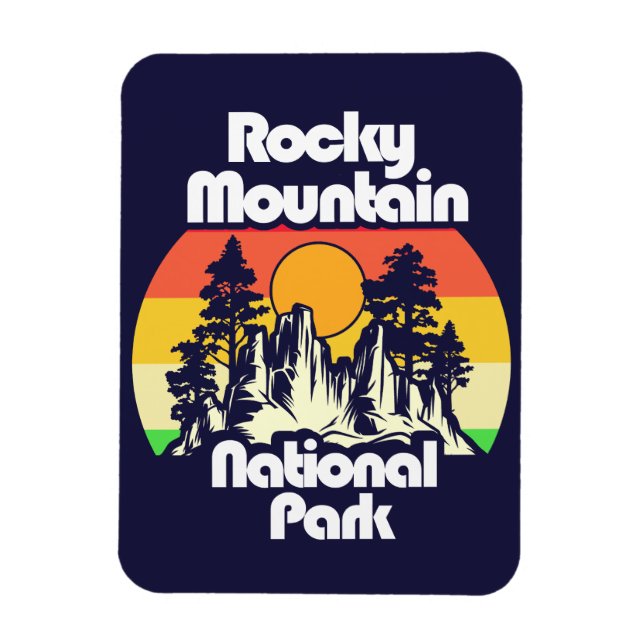 Rocky Mountain National Park Magnet (Vertical)