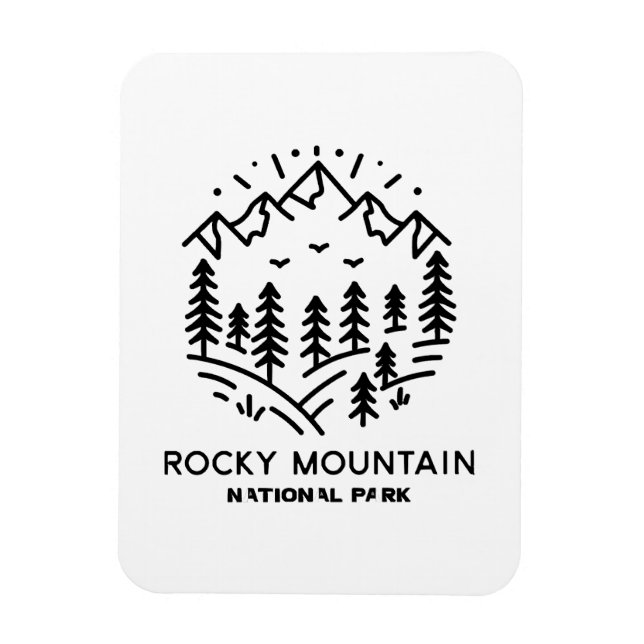 Rocky Mountain National Park  Magnet (Vertical)