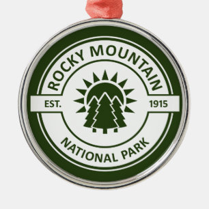 Rocky Mountain National Park Metal Ornament