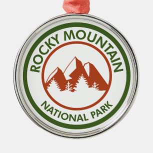 Rocky Mountain National Park Metal Ornament
