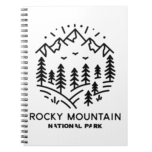 Rocky Mountain National Park  Notebook (Front)