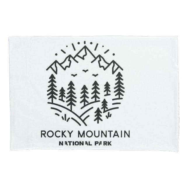 Rocky Mountain National Park  Pillowcase (Front)