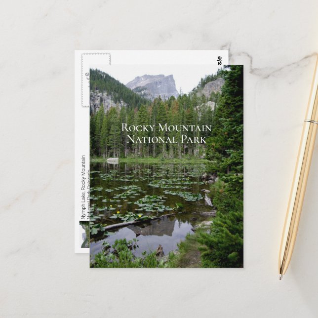 Rocky Mountain National Park Postcard (Front/Back In Situ)