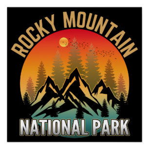 Rocky Mountain National Park Poster