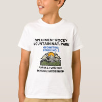 Rocky Mountain National Park Retro Specimen