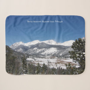Rocky Mountain National Park sherpa blanket