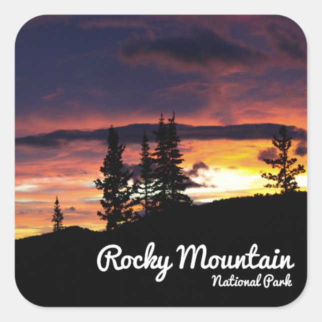 Rocky Mountain National Park Sticker (Front)