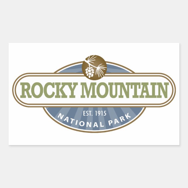 Rocky Mountain National Park Sticker (Front)
