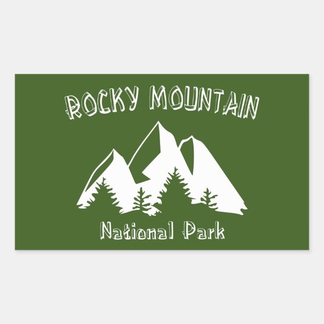 Rocky Mountain National Park Sticker (Front)