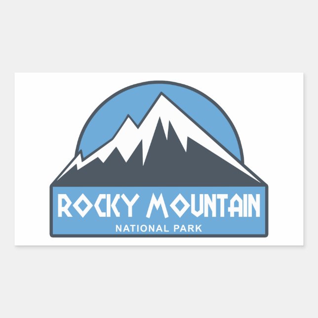 Rocky Mountain National Park Sticker (Front)