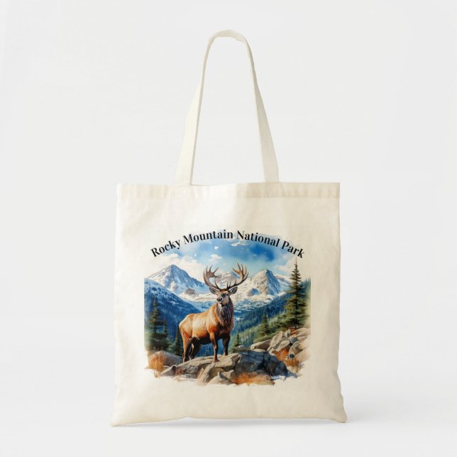 Rocky Mountain National Park Tote Bag (Front)