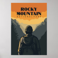 Rocky Mountain National Park Travel Posters