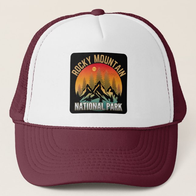 Rocky Mountain National Park Trucker Hat (Front)