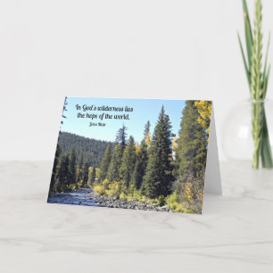 Rocky Mountain National Park with quote Card