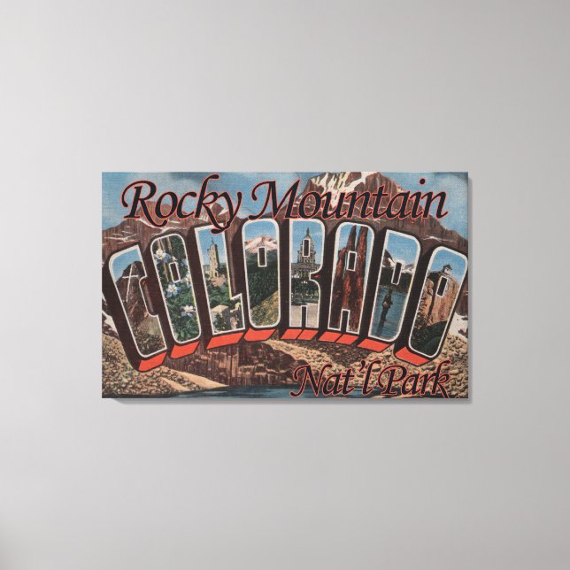 Rocky Mountain Nat'l Park, Colorado Canvas Print (Front)
