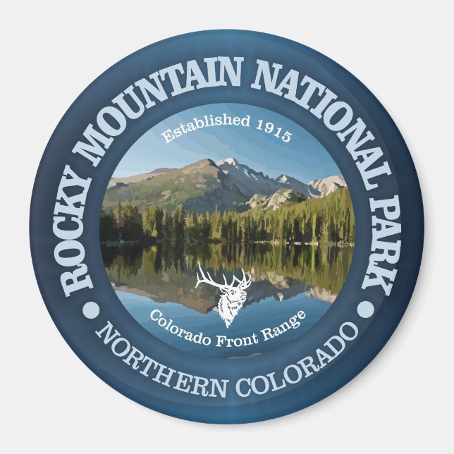 Rocky Mountain NP 2 Magnet (Front)