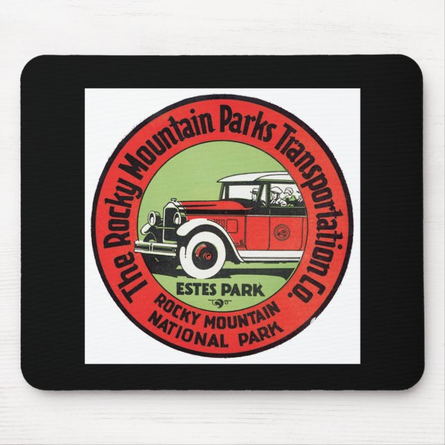 Rocky Mountain Park Mouse Pad (Front)