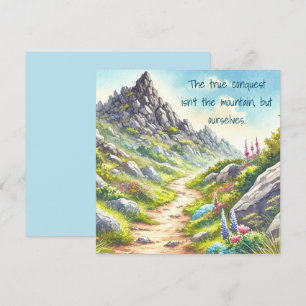 Rocky Mountain Path & Quote Card