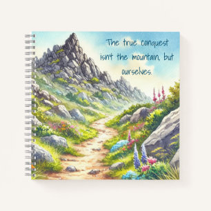 Rocky Mountain Path & Quote Notebook